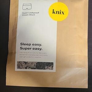 Knix Leakproof Dream Short - Yellow and Brown